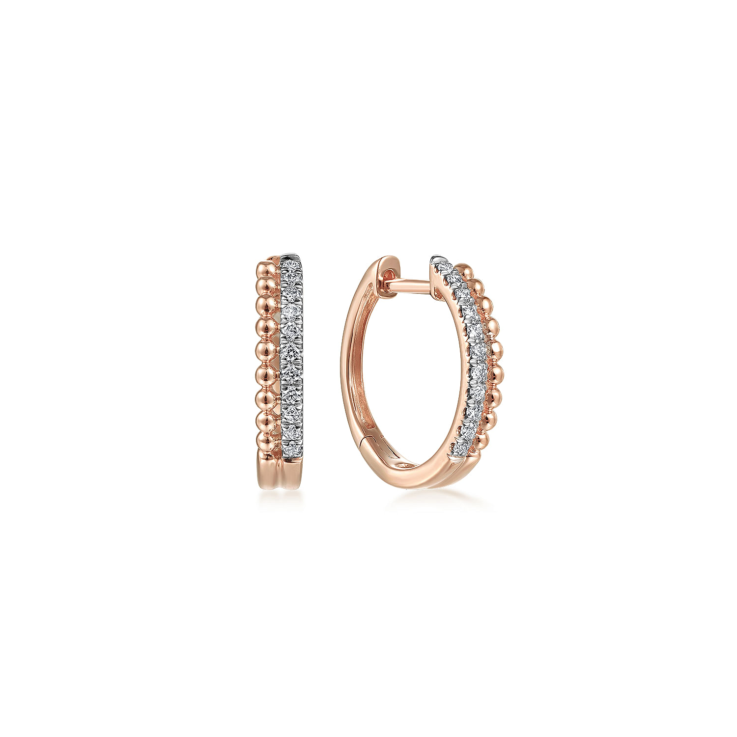 Rose Gold Earrings | Gabriel and Co.