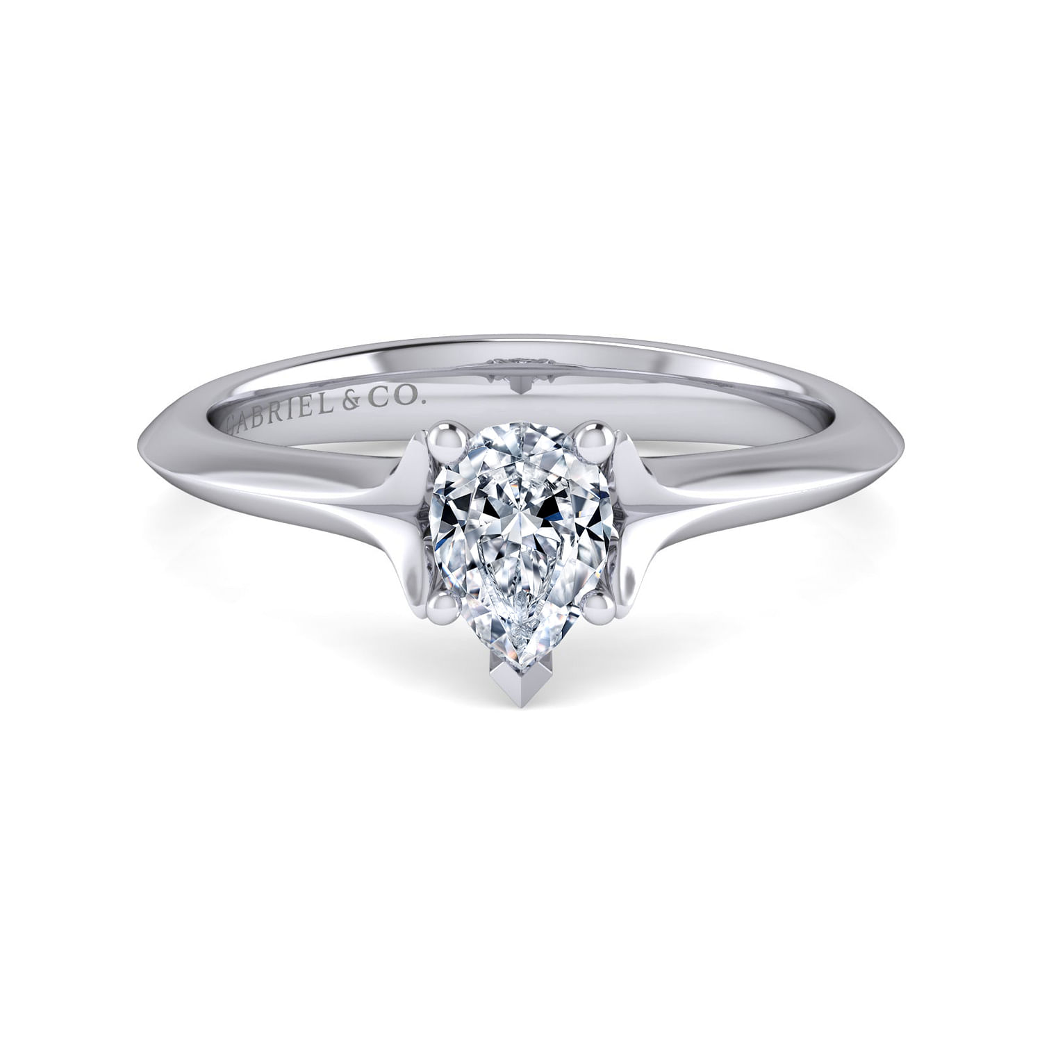Pear Shaped Engagement Rings | Gabriel & Co.
