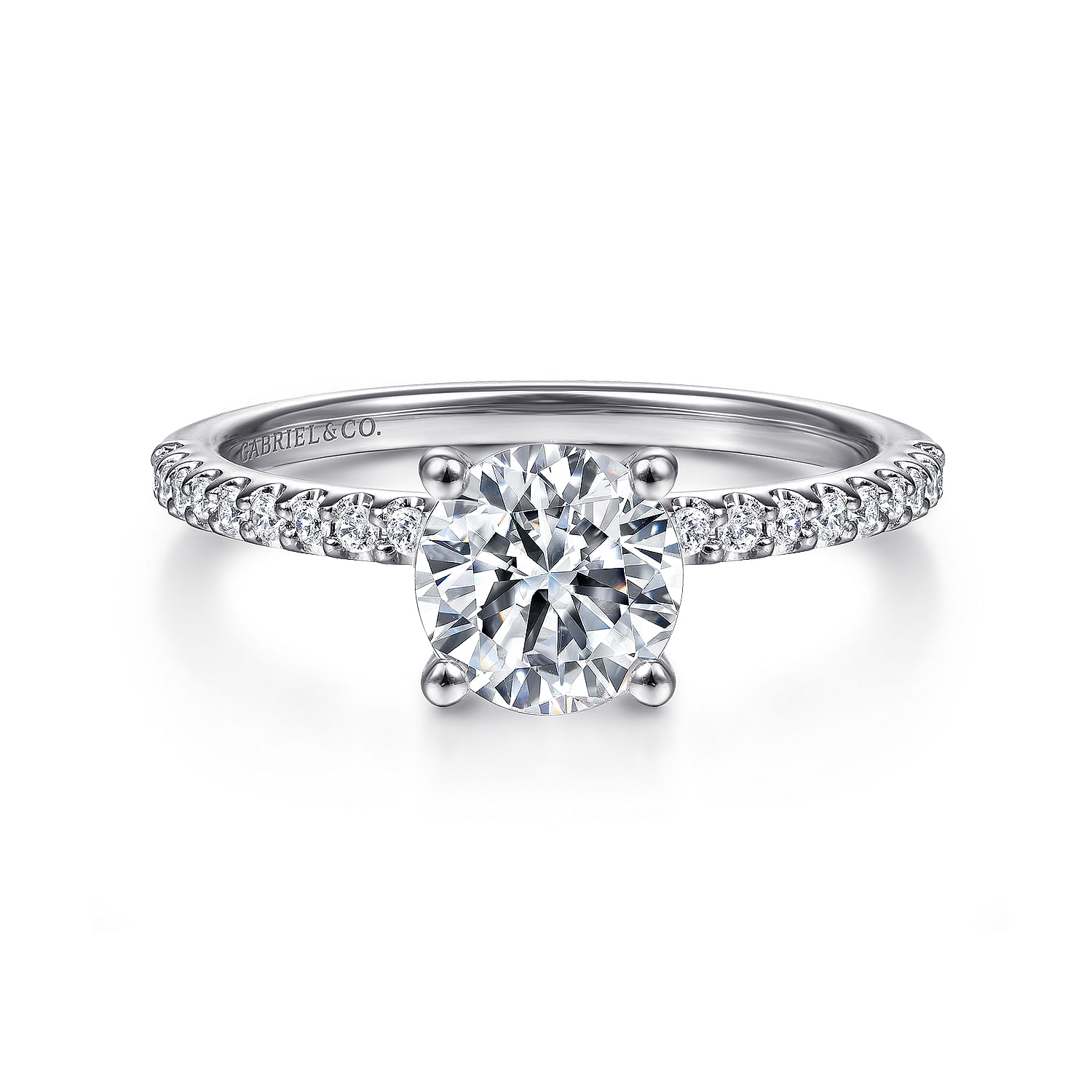 Round Engagement Rings - Gabriel & Co.