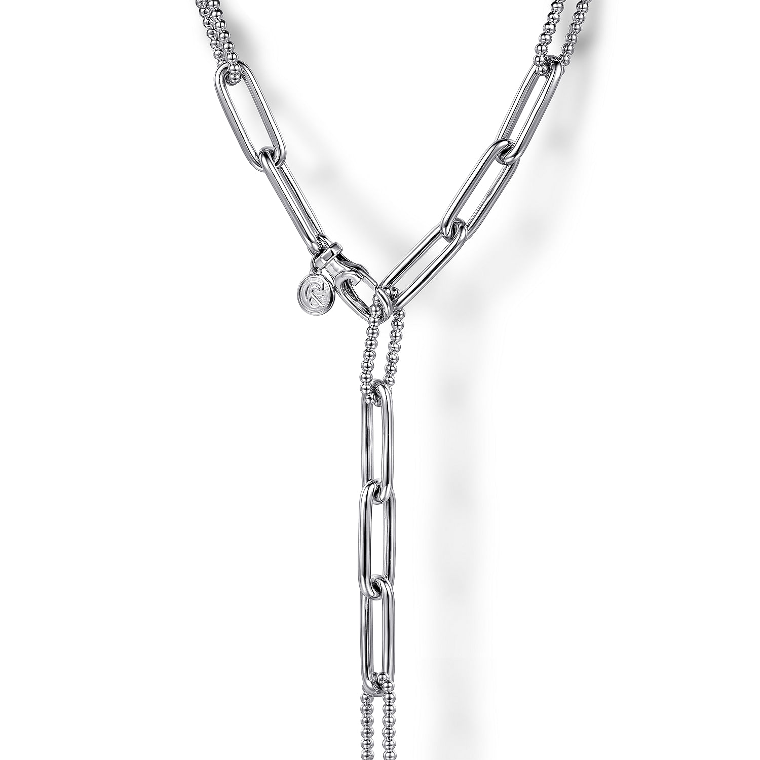 32 inch 925 Sterling Silver Bujukan Link Necklace