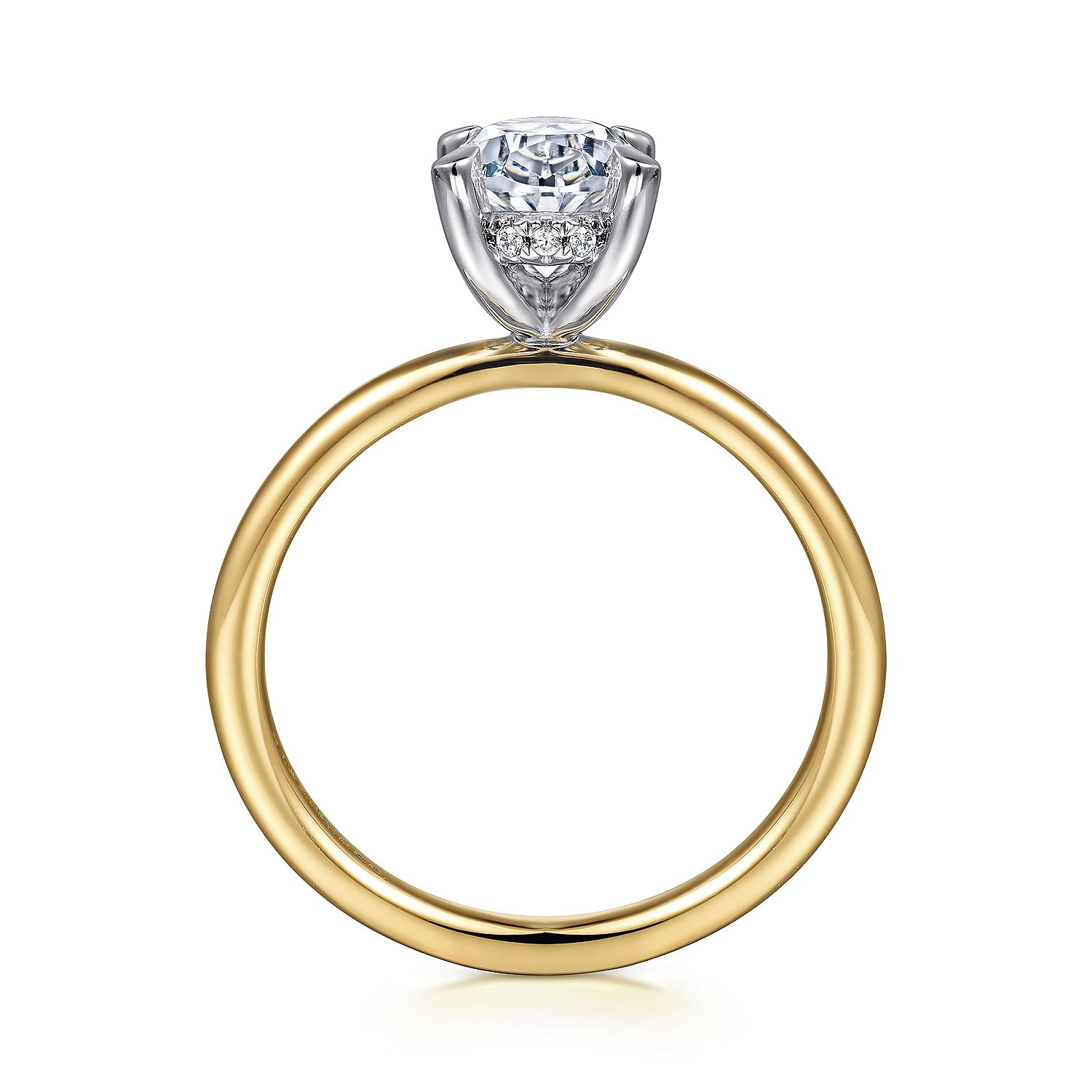 Luxurious Yellow Gold Engagement Rings | Gabriel & Co