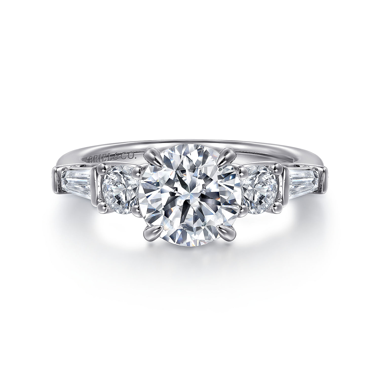 Three Stone Engagement Rings | 3 Stone Engagement Ring - Gabriel & Co