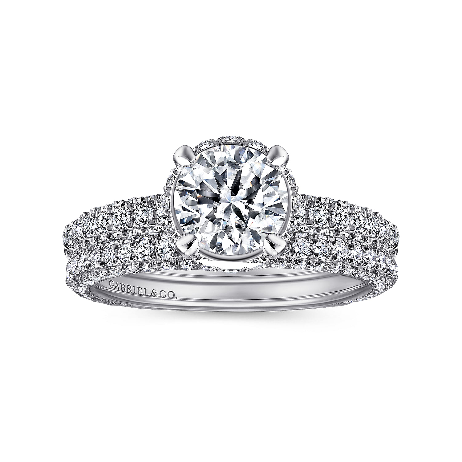 Crown Engagement Rings - Gabriel & Co