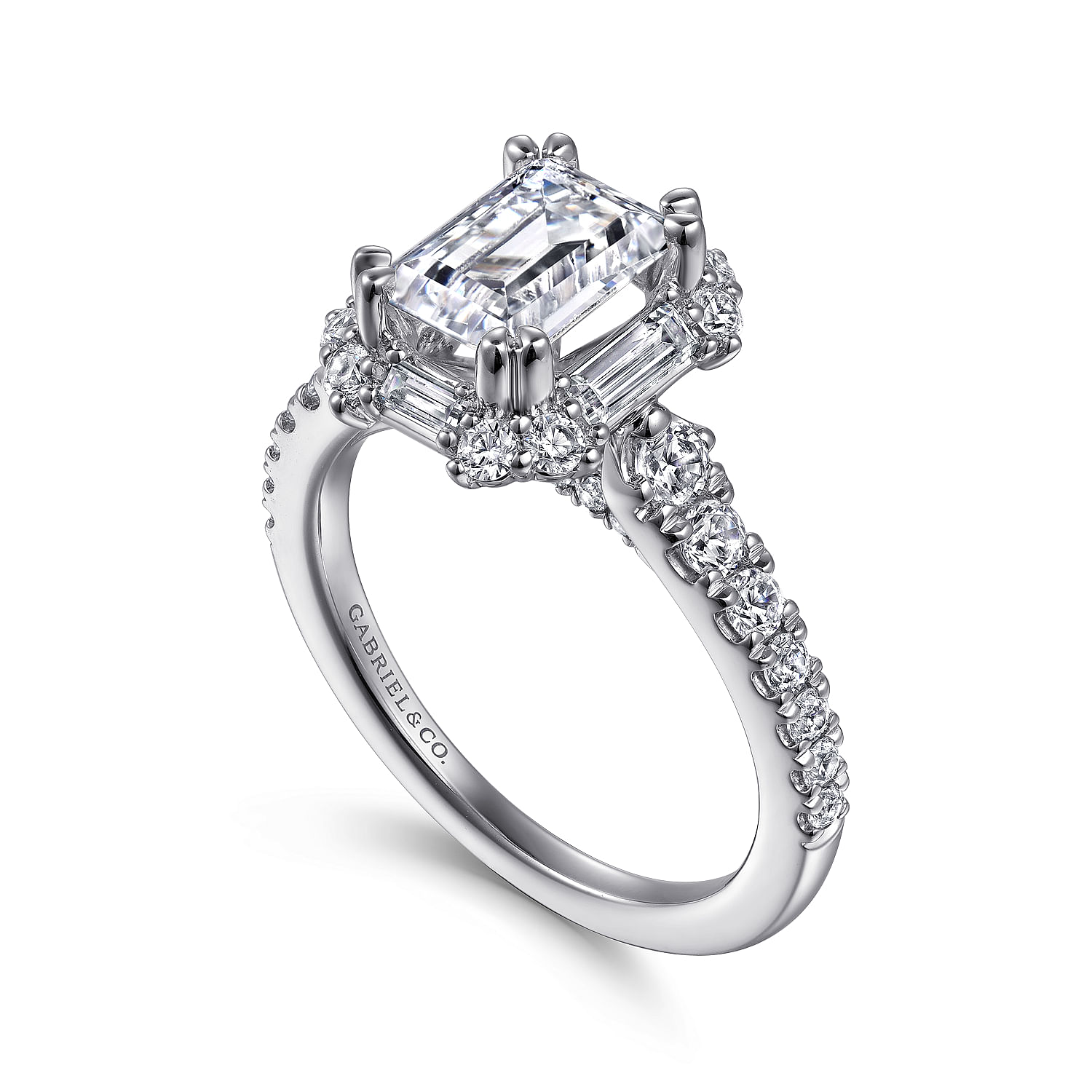 Emerald Cut Engagement Rings: Our Stylish Collection | Gabriel & Co