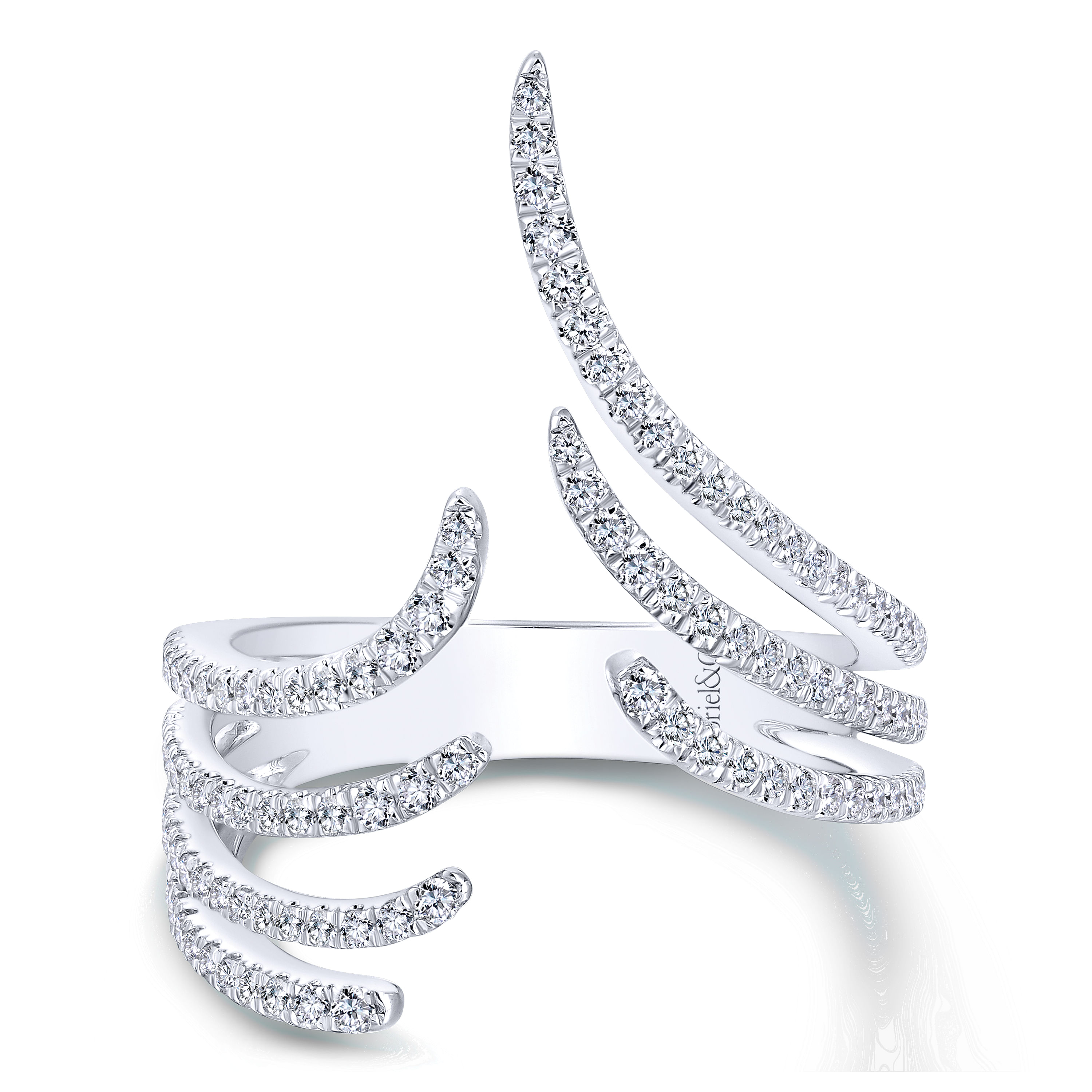 14K White Gold Fashion Ladies Ring
