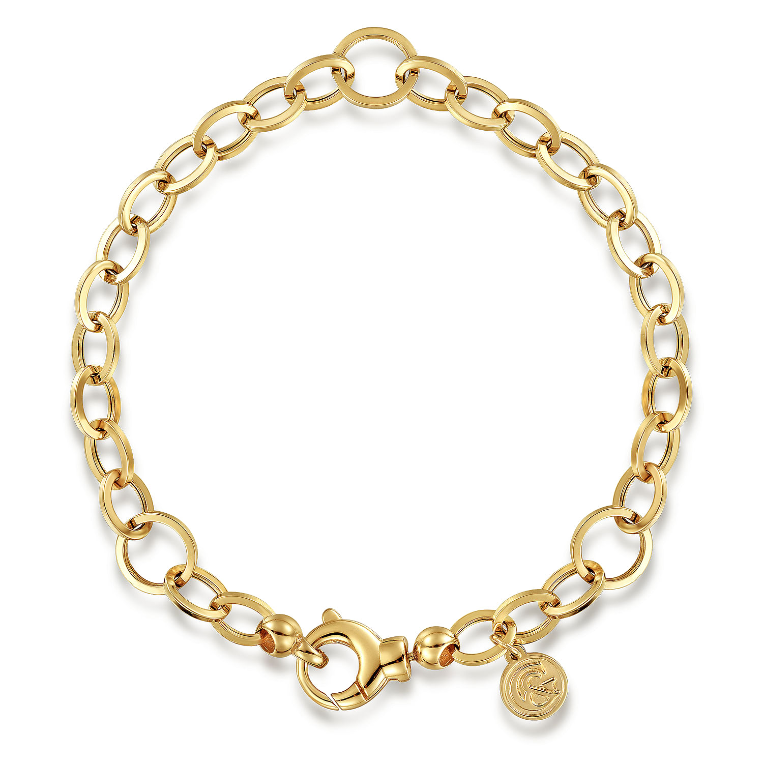 14K Yellow Gold Link Chain Bracelet