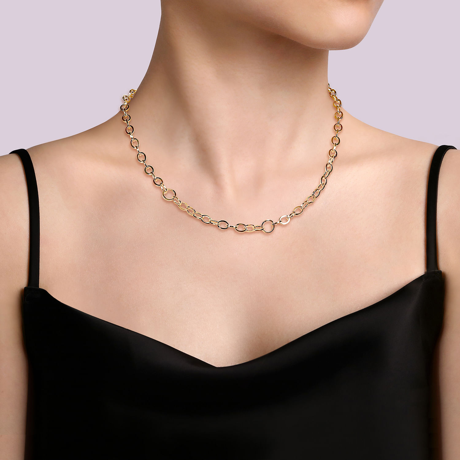 14K Yellow Gold Link Chain Necklace