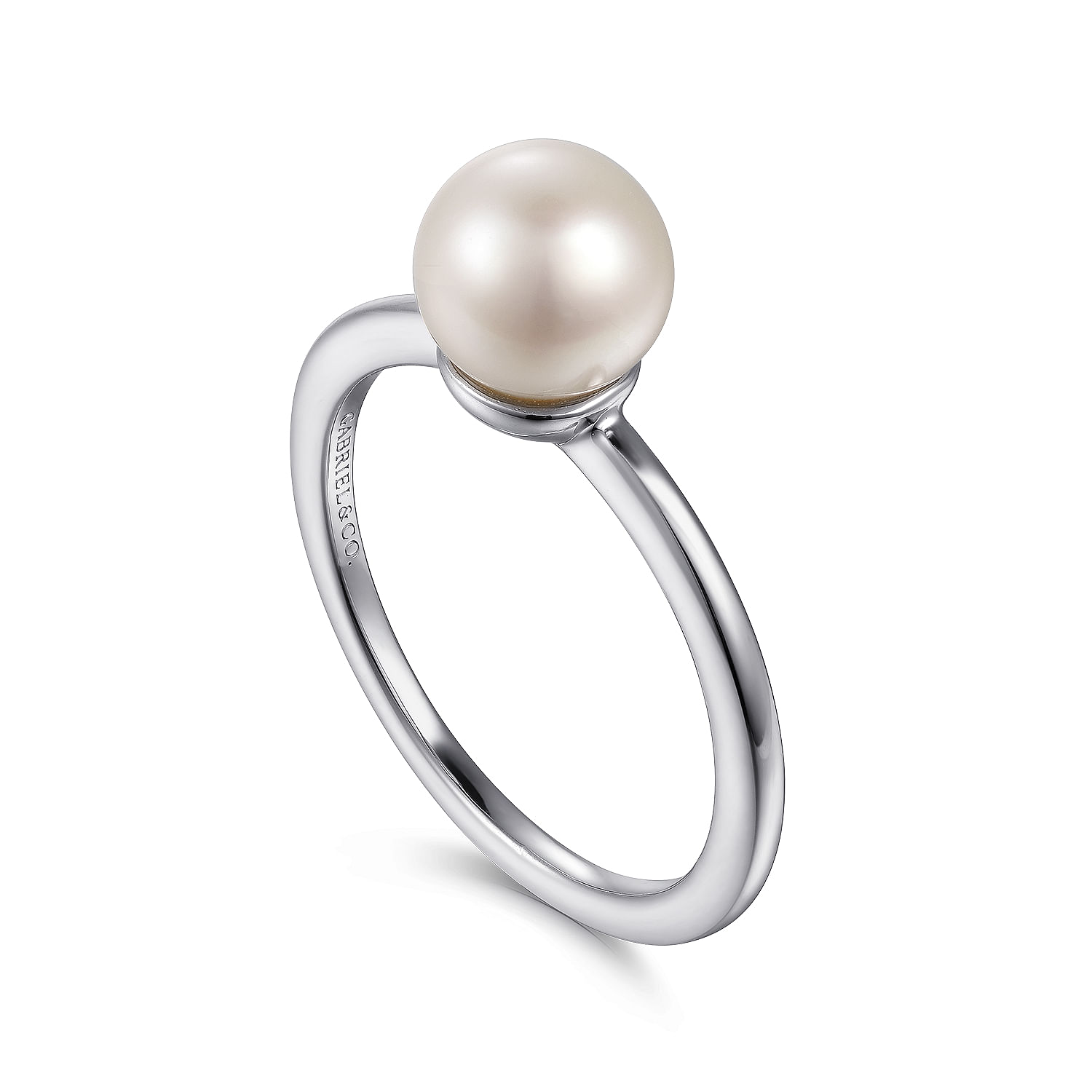 925 Sterling Silver Cream Pearl Ring