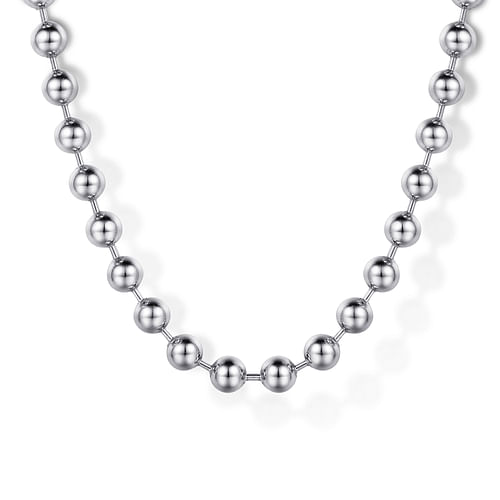 20 Inch 14K White Gold 4mm Ball Chain Necklace, Shop 14k White Gold  Classic Mens Necklaces