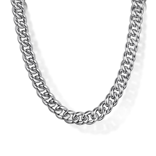 20 Inch 3mm 925 Sterling Silver Men's Cuban Link Chain Necklace