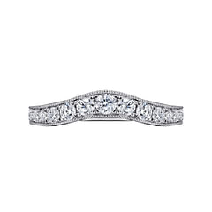 Curved Wedding Bands | Curved Wedding Rings | Gabriel & Co.