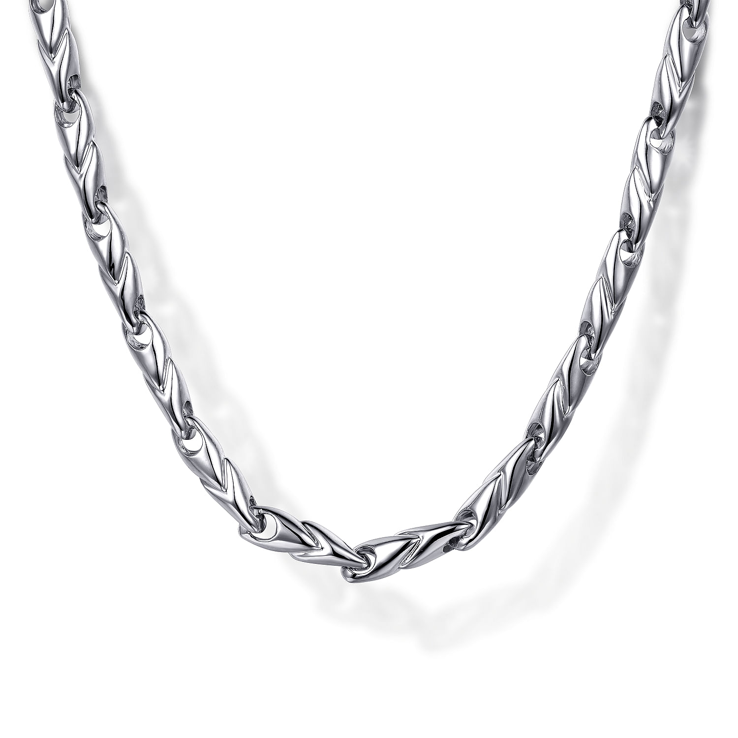 24 Inch 925 Sterling Silver Mens Chain Necklace